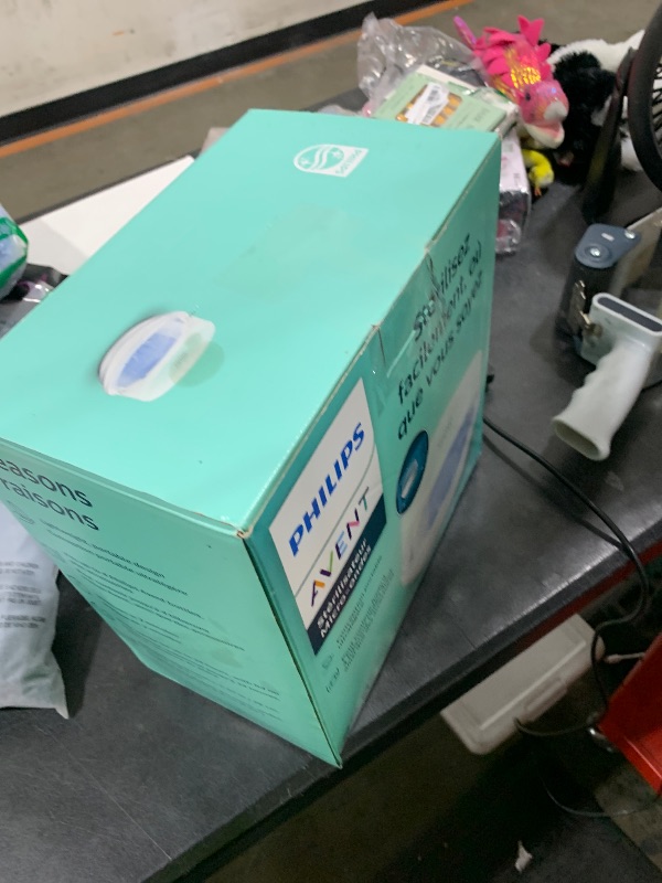 Photo 1 of Philips AVENT Microwave Steam Sterilizer for Baby Bottles, Pacifiers, Cups and More, SCF281/05