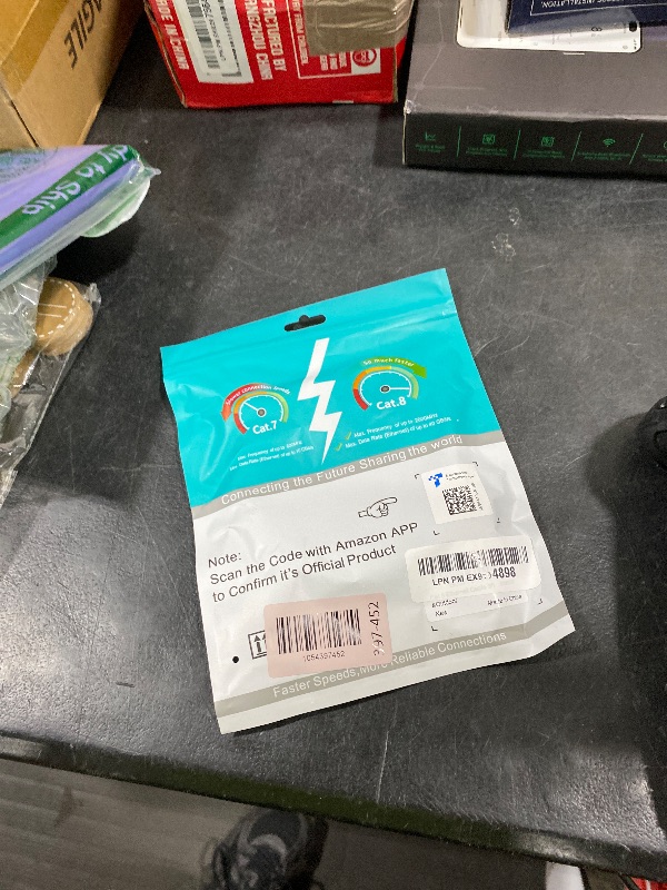 Photo 1 of Vabogu Cat 8 Ethernet Cable, 3ft Heavy Duty High Speed Internet Network Cable, 26AWG, 2000Mhz 40Gbps with Gold Plated RJ45 Connectors, Shielded for Indoor & Outdoor Use