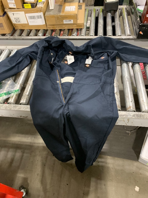 Photo 1 of Dickies Long Sleeve Coveralls, DARK NAVY, M RG