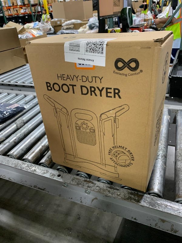 Photo 1 of Upgraded Boot Dryer for Work Boots with Ozone Deodorizer - Fast Drying Compact Easy-to-Use Shoe Warmer Adjustable Tube Design - Fast Drying Shoes Dryers for Sneakers & Gloves, Ski Gears (2 Pair)
