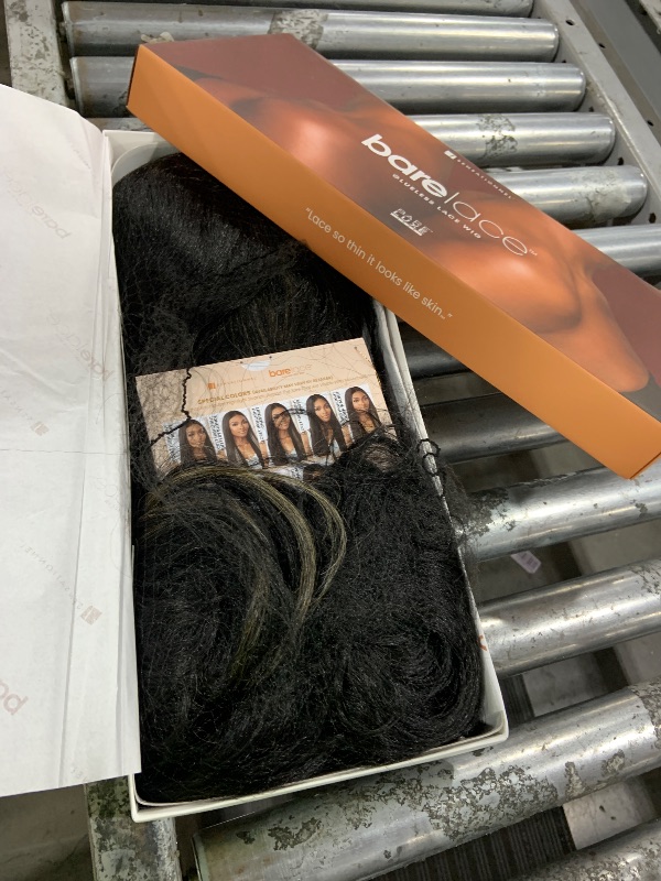 Photo 1 of Sensationnel Bare Lace 13X6 Wigs - Unit 4 Lacefrontal Glueless Synthetic 180 Degree Preplucked Hairline (Black)