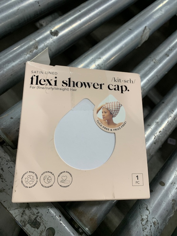 Photo 1 of satin lined shower cap 