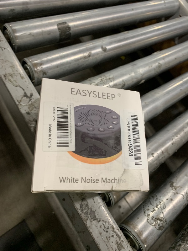 Photo 1 of Sound Machine Easysleep White Noise Machine with 25 Soothing Sounds and Night Lights with Memory Function 32 Levels of Volume and 5 Sleep Timer Powered by AC or USB for Sleeping Relaxation (White)