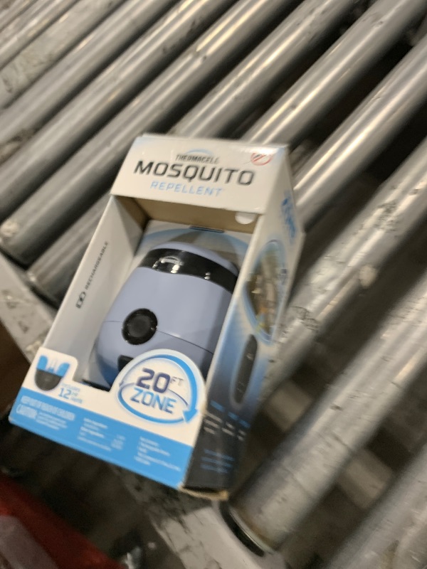 Photo 1 of Thermacell E55 E-Series Rechargeable Mosquito Repeller with 20' Mosquito Protection Zone; Blue; Includes 12-Hr Repellent Refill; Bug Spray Alternative; Scent Free; No Candle or Flame
