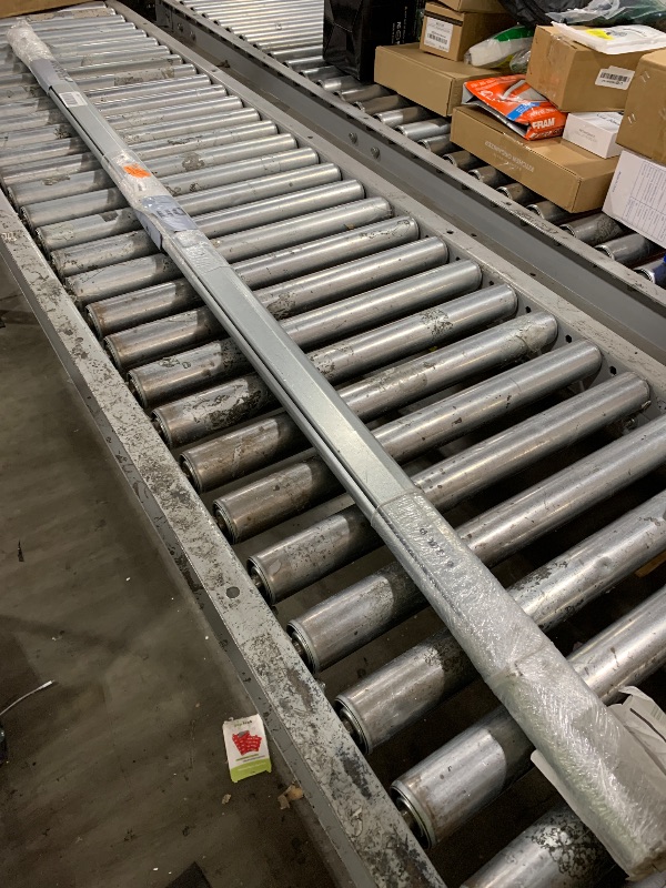 Photo 1 of LAJIAOZ Garage Door Vertical Track Replacement, Galvanized Steel Garage Door Hardware Rails Kit, Set of Left and Right for 2" Light Commercial Side Track Rollers and 7' Foot Tall Garage Door