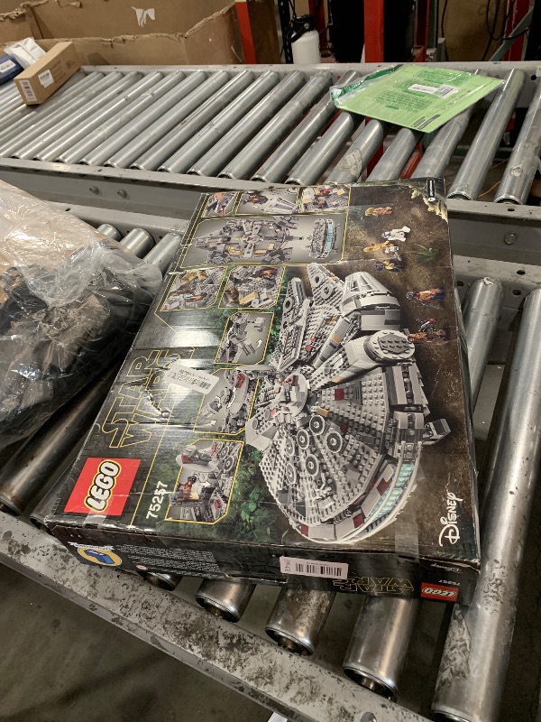 Photo 1 of Lego 75257 Star Wars Millennium Falcon Starship Construction Set, with Finn, Chewbacca, Lando Calrissian, Boolio, C-3PO, R2-D2 and D-O, The Rise of Skywalker Collection,9 years and up