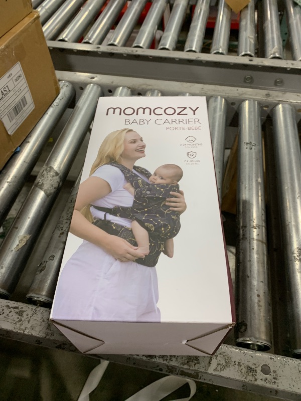 Photo 1 of Momcozy Baby Carrier - Ergonomic, Cozy and Lightweight Carrier for 7-44lbs, Effortless to Put On, Ideal for Hands-Free Parenting, Enhanced Lumbar Support, Purehug for Infant to Toddler, Black