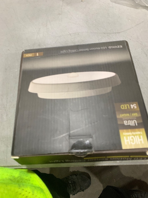 Photo 1 of EZVALO Motion Sensor Light Indoor, 10000mAh, 7.1inch, 400LM, Remote Control, Dimmable, LED, Flush Mount, Wireless, Rechargeable, Battery Operated, Cordless, Ceiling Light, Closet Light, No Wiring