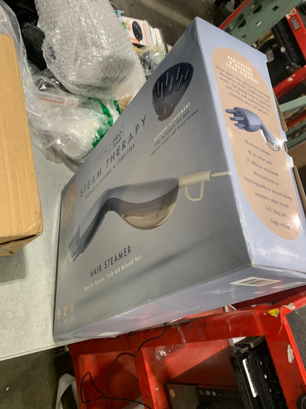 Photo 1 of Infiniti PRO by CONAIR Steam Therapy Hair Steamer, Portable Hair Steamer with 7" Diffuser Attachment, 30-Second Heat Up, Penetrating Steam Helps Detangle, Reshape, and Volumize Curls