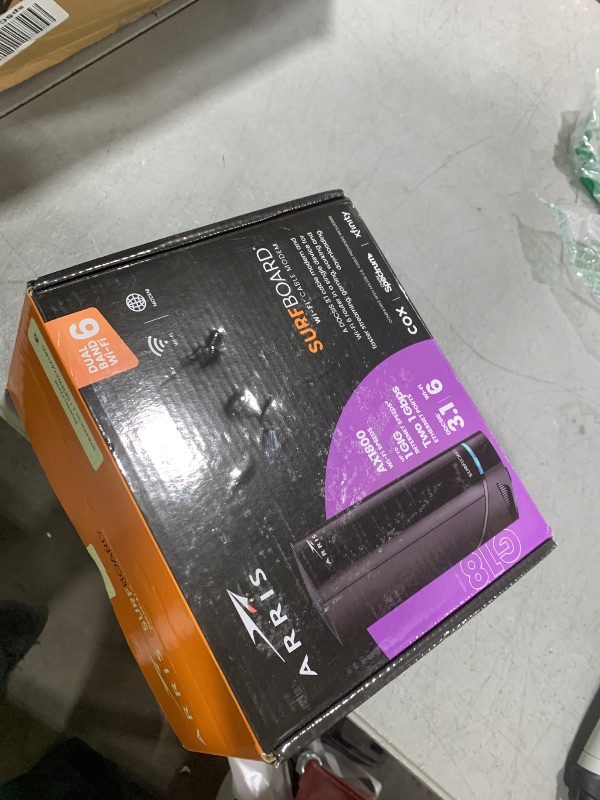 Photo 1 of ARRIS (G18) - Cable Modem Router Combo - Fast DOCSIS 3.1 Multi-Gigabit WiFi 6 (AX1800), Approved for Comcast Xfinity, Cox, Spectrum & More