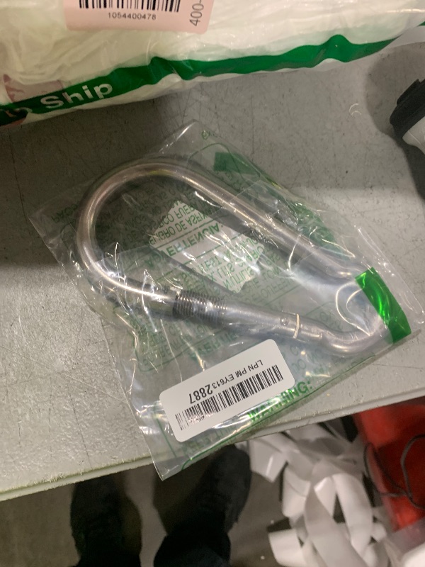 Photo 1 of KINLINK 1 Pack Screw Locking Carabiner - 7.00 inch Heavy Duty Carabiner Clips, 304 Stainless Steel Large Caribiner for Camping, Swing, Hammock, Hiking, Weight Lifting Machine, Home Gym Equipment
