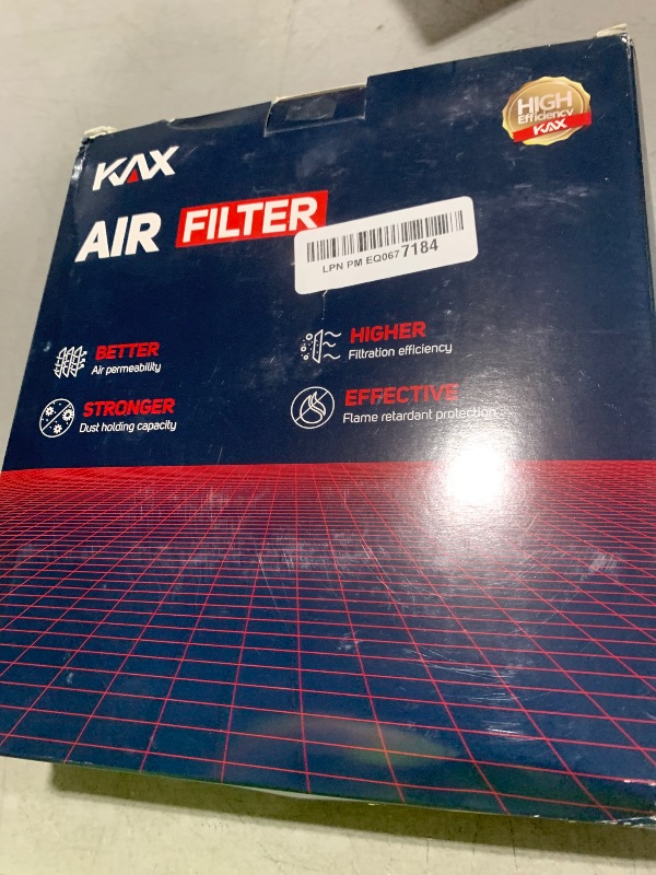 Photo 1 of KAX Premium Engine Air Filter, GAF001 (CA10755) Replacement for Camry, Highlander, Sienna, Avalon, ES350, NX200T, NX300, RX350, RX350L, Durango, Grand Cherokee, 200% Longer Life