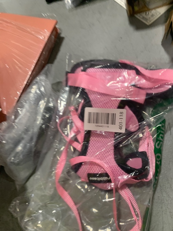Photo 1 of rabbitgoo Cat Harness and Leash for Walking, Escape Proof Soft Adjustable Vest Harnesses for Cats, Easy Control Breathable Reflective Strips Jacket, Pink, M