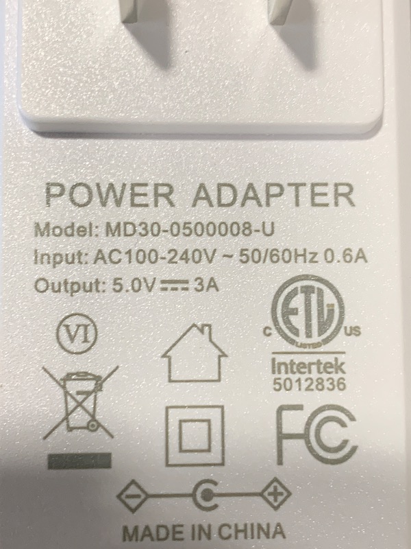 Photo 1 of power adapter 