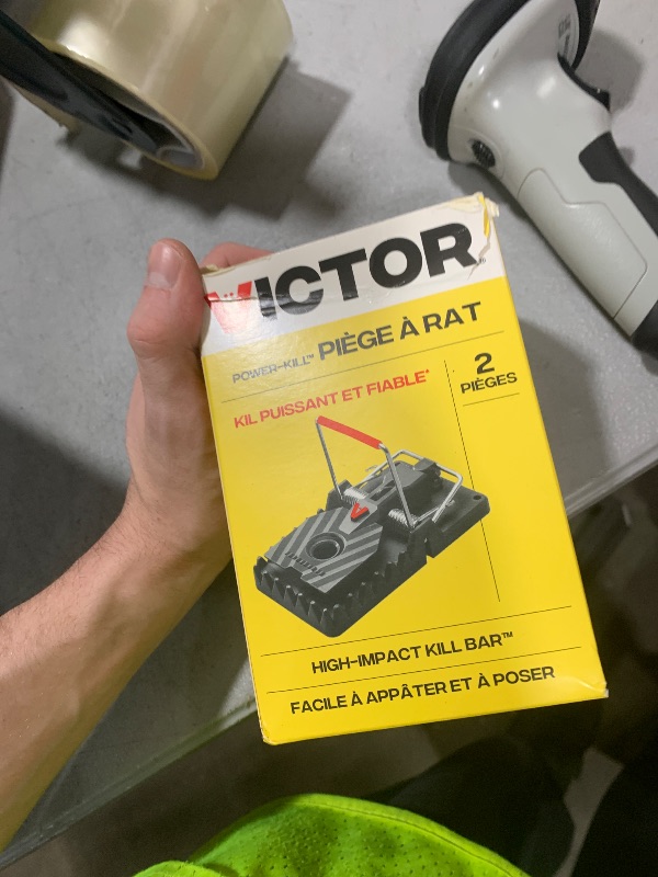 Photo 1 of Victor M144-2B Instant Power-Kill Easy Set Reusable Rat Trap - 2 Traps