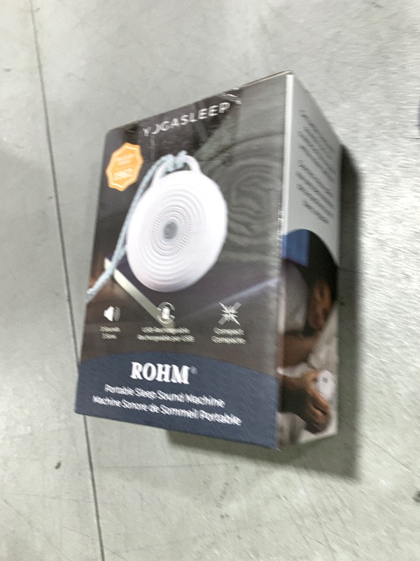 Photo 1 of Yogasleep Rohm Portable White Noise Sound Machine, 3 Soothing Natural Sounds with Volume Control, Sleep Therapy For Adults, Kids & Baby, Noise Cancelling for Office Privacy & Meditation, Registry Gift