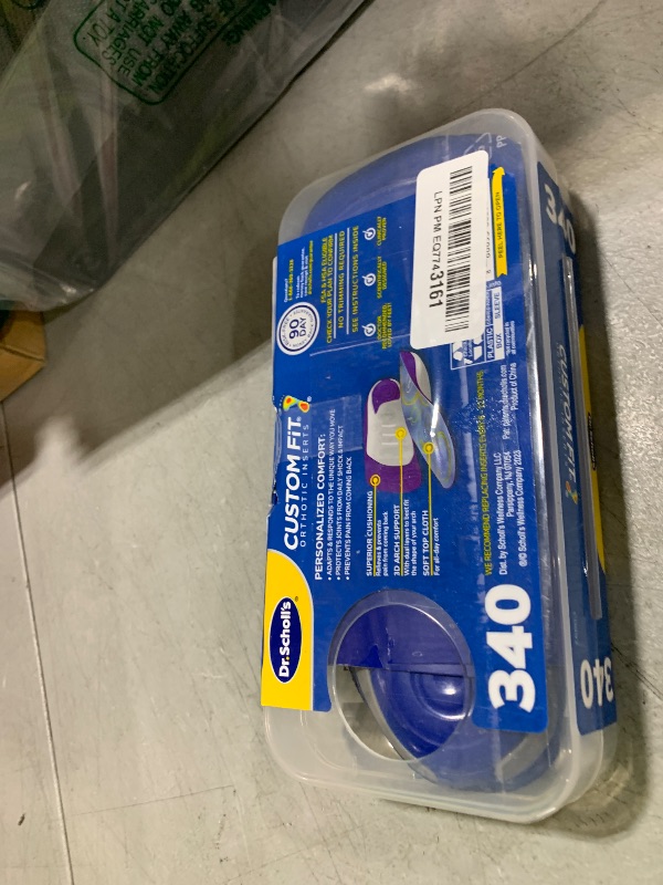 Photo 1 of Dr. Scholl’s Custom Fit Orthotics 3/4 Length Arch Support Shoe Inserts - Plantar Fasciitis Relief Insoles for Men and Women, Immediate All-Day Total Lower Body Pain Relief, FSA HSA Eligible, CF340