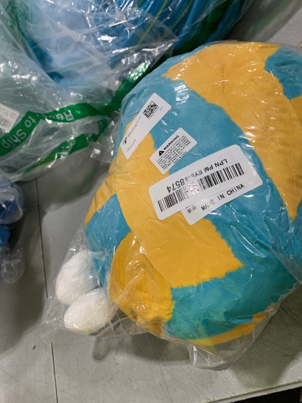 Photo 1 of MUALML Cute Volleyball Stuff Soft Sports Stuffed Plush Pillow, Funny Plush Volleyball Gifts for Teen Girls Boys