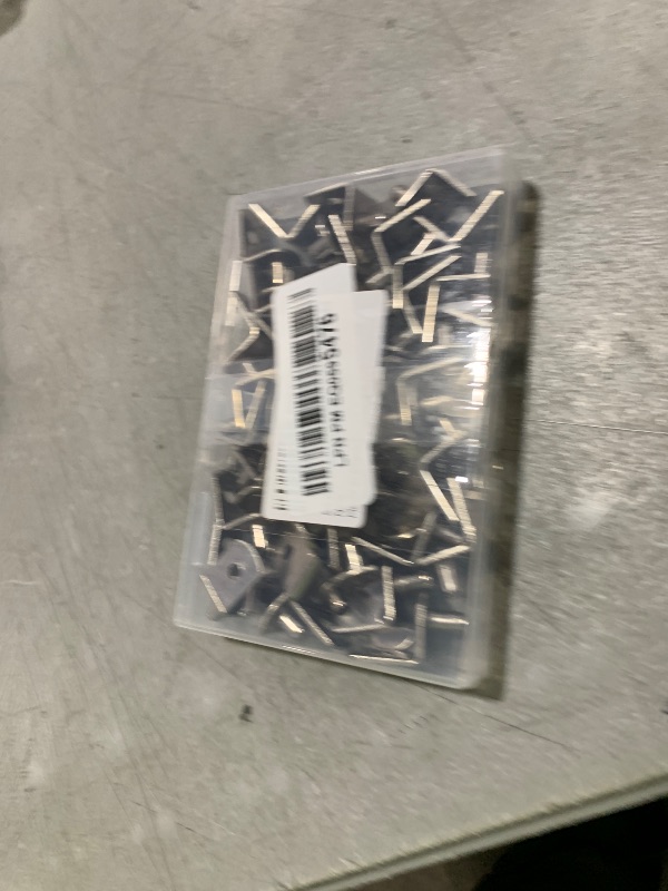 Photo 1 of Shelf Support Pegs, 50 Pcs Shelf Pegs with Hole, 5mm (1/5 inch) Cabinet Shelf Bracket Pegs, L-Shaped Nickel Plated Shelf Pins Holders for Bookcase Kitchen Closet Shelf Shelves Furniture Cabinet