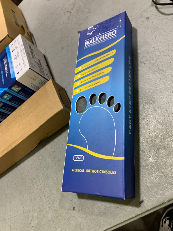 Photo 1 of Plantar Fasciitis Feet Insoles Arch Supports Orthotics Inserts Relieve Flat Feet, High Arch (Mens 11-11 1/2 | Womens 13-13 1/2)
