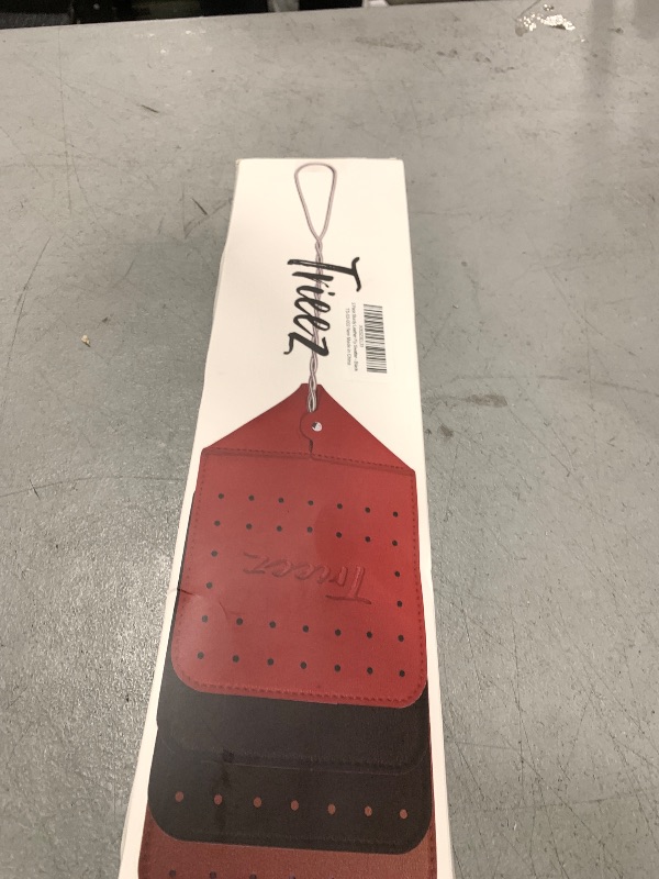 Photo 1 of Trieez 2 Pack Sturdy Leather Fly Swatter - 17.5” Heavy Duty Flyswatter with Durable Metal Handle, Rustic Bug Swatter for Flies, Bees, and More - Black