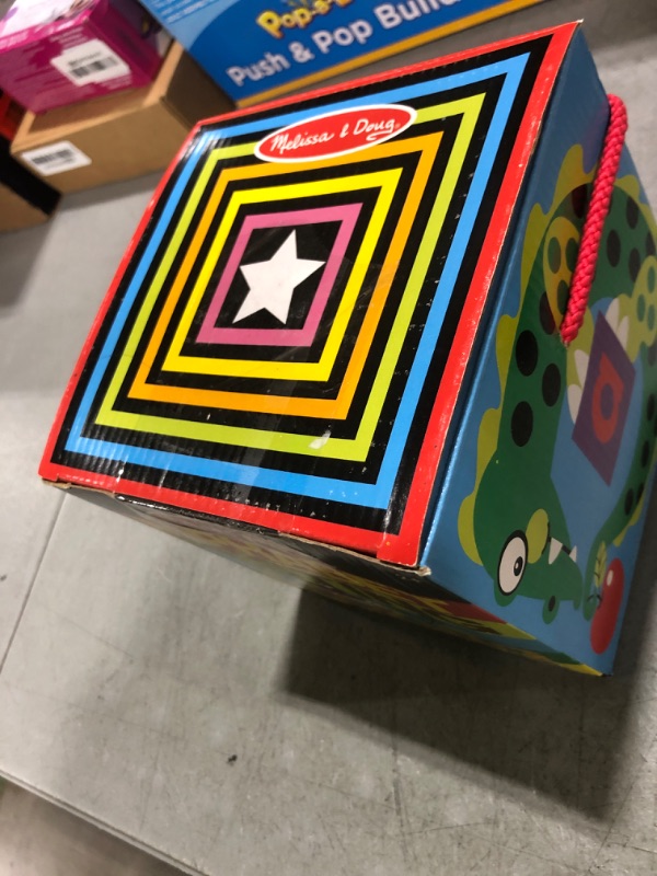 Photo 1 of Melissa & Doug Deluxe 10-Piece Alphabet Nesting and Stacking Blocks - FSC Certified
