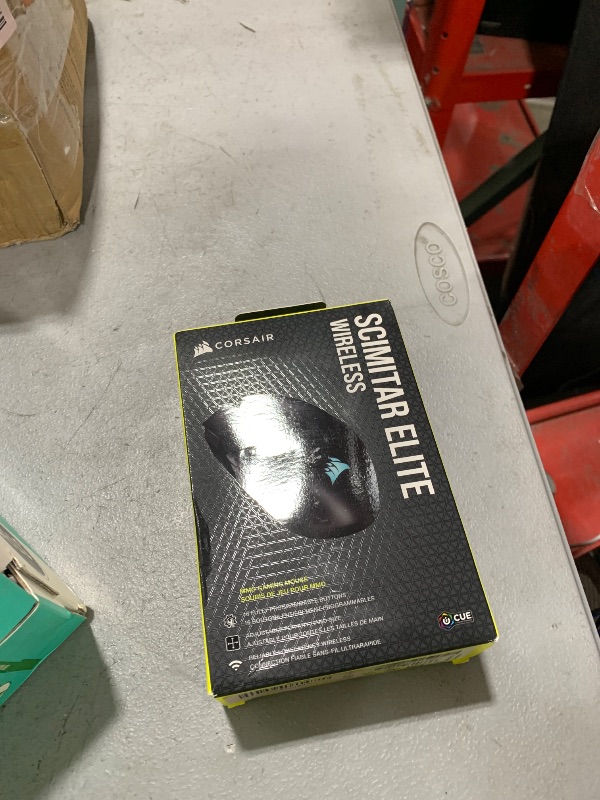 Photo 1 of CORSAIR SCIMITAR ELITE RGB WIRELESS MMO Gaming Mouse - 26,000 DPI - 16 Programmable Buttons - Up to 150hrs Battery - iCUE Compatible - Black