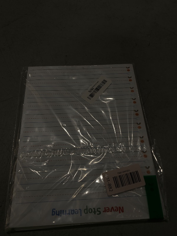 Photo 1 of 100 Sheets Ruled Writing Paper, Double-Sided Printing Skip-A-Line Ruled Writing Paper with Dotted Lines 1” Line Spacing Handwriting Practice Paper for Kindergarten Toddlers Kids (8” x 10.6”)