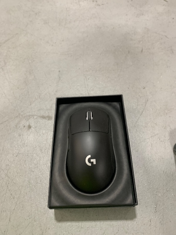 Photo 1 of Logitech G PRO X SUPERLIGHT 2 Wireless Gaming Mouse, 60g Pro-Grade with 5 Programmable Buttons, 44k DPI Sensor, 8kHz Report Rate, USB-C Charging for PC/Mac - Black