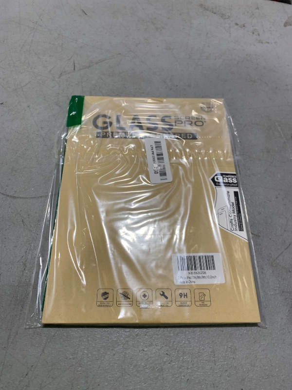Photo 1 of Qularlans 2 Pack Screen Protector for iPad 9th 8th 7th Generation 10.2 Inch 2021/2020/2019, Anti-Scratch 9H Hardness Tempered Glass Film Apple Pencil Compatible