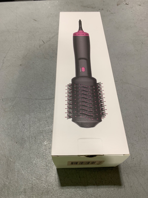 Photo 1 of 4-in-1 Hair Dryer Brush - Blow Dryer and Styler in One, Hot Air Brush with Oval Barrel for Volumizing, Suitable for All Hair Types,Red