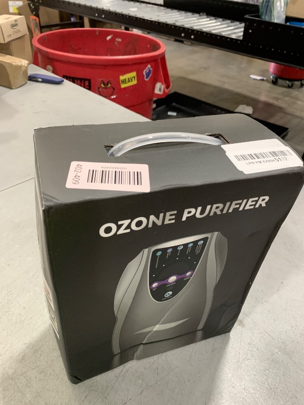 Photo 1 of Ozone Machine, 1000mg/h Multipurpose Ozone Machine for Air, Water, Fruits, Vegetables Cleaner Device in Water - Dark Gray
