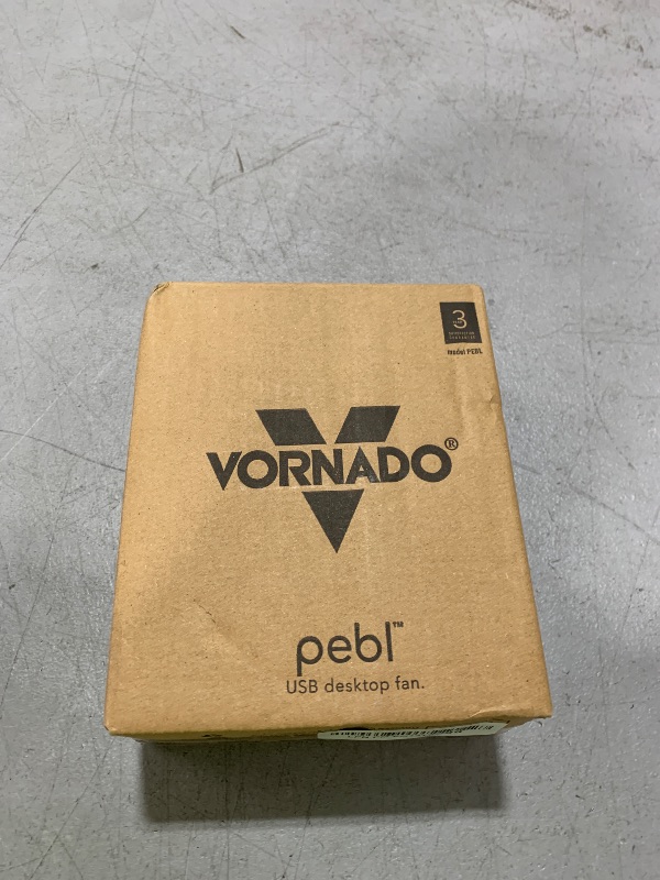 Photo 1 of Vornado PEBL Portable Desk Fan, USB Fan, Magnetic Base, Adjustable Airflow, Personal Spot-Cooling, 2 Speed Settings, Included Wall Adapter, Perfect as Home, Office, or Travel Fan