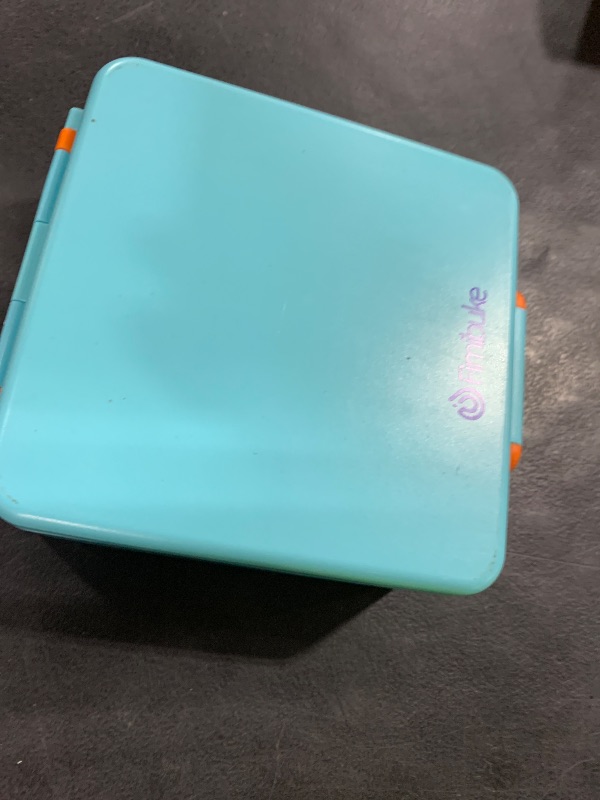 Photo 1 of Fimibuke Chill Bento Box for Kids Adult, Leak Proof Toddler Lunch Box with Ice Pack Keep Food Cold, BPA Free 4 Compartment Lunch Container with Utensils for Girl Boy School, Microwave Dishwasher Safe