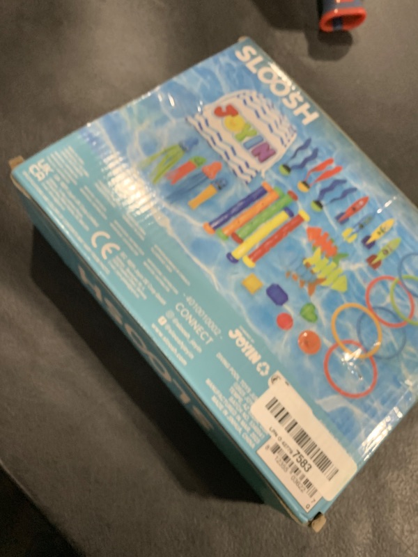 Photo 1 of JOYIN 30 Pcs Diving Pool Toys for Kids Ages 3-12 Jumbo Set with Storage Bag Pool Games Summer Swim Water FishToys