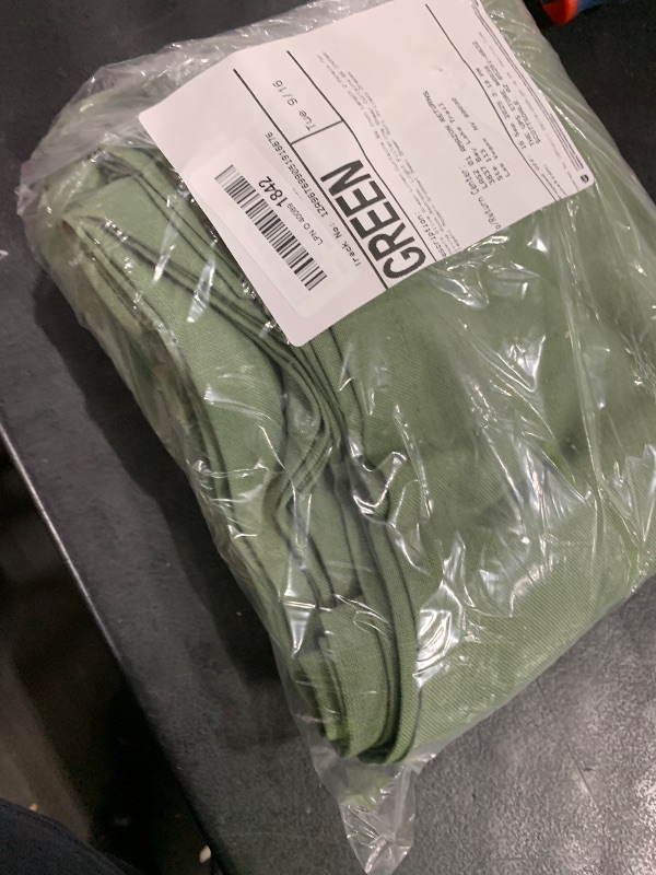 Photo 1 of Jowels Olive Green Linen Curtains 84 Inch Length 2 Panels for Living Room Bedroom, Light Filtering Sheer Curtains 84 Inches, Elegant Modern Grommet Semi Sheer Soft Privacy Drapes