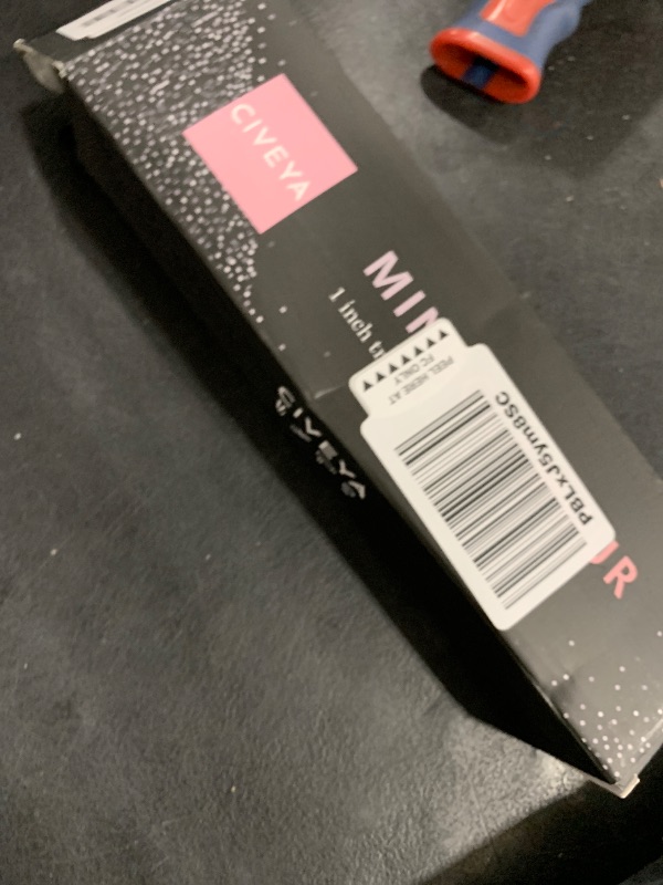 Photo 1 of CIVEYA Travel Curling Iron Dual Voltage(110-240V)?1 Inch Mini Curling Iron Travel Size with 5 Adjustable Heat Settings, Ceramic Barrel with Argan Oil Infused, Portable
