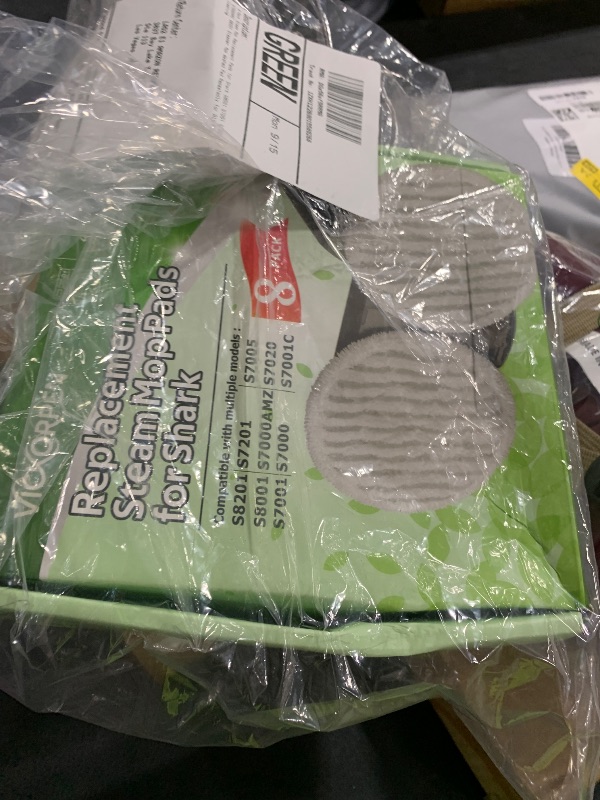 Photo 1 of 8 Pack Steam Mop Replacement Pads for Shark S8001 S7001 S7201 S7000AMZ S8201 Steamer Mop Washed Pad Repeatedly for All Floors Cleaning