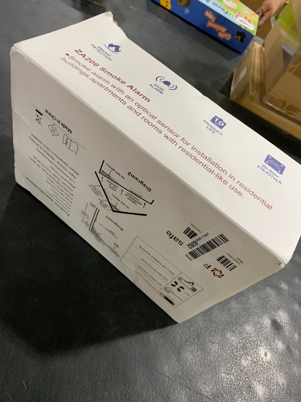 Photo 1 of 10 Packs Fire Alarms Smoke Detectors, Smoke Alarm Battery Operated, Fire Alarm with Test Button & Low Battery Signal, Photoelectric Technology Fire Detectors for Bedroom and Homelpno400906262