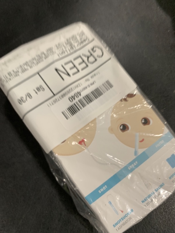 Photo 1 of Frida Baby Saline Kit, Includes NoseFrida Nasal Aspirator for Baby, Baby Nose Sucker, Saline Nasal Spray for Babies with 10 Extra Hygiene Filters, Nasal Spray Decongestant, 0.68 fl oz