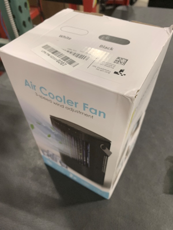 Photo 1 of Portable Air Conditioners, 4-in-1 Mini Small Air Conditioner Evaporative Air Cooler Fan with 1000ml Water Tank, 3 Speeds & 7 LED Lights, Personal Mini AC with Timer for Bedroom, Desktop, Home, Office