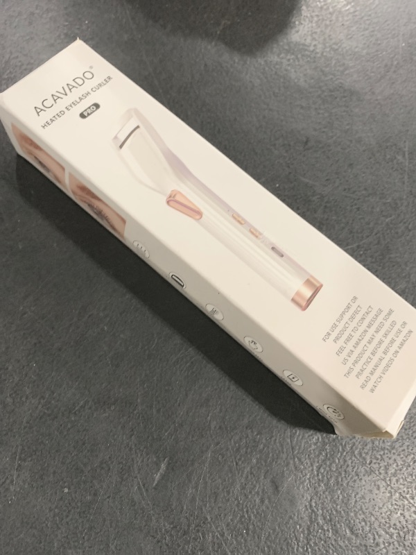 Photo 1 of Heated Eyelash Curler Premium PRO - Fast Heat up in 8s - 24 Hours Long Lasting - Rechargeable Electric Eyelash Curler with Type-C, Innovative L Silicone, 2 Heat Modes, Pink-A111