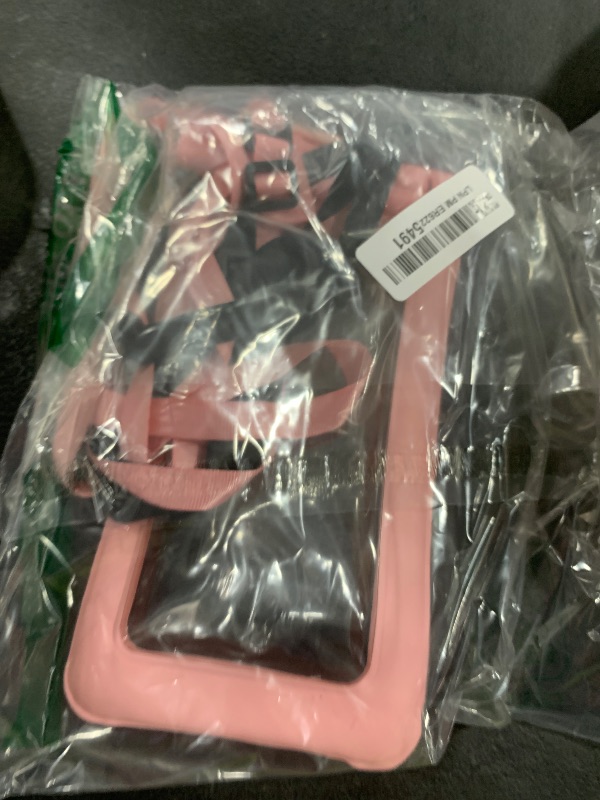 Photo 1 of CACOE [Floatable] Floating Universal Waterproof Phone case 2 Pack-Up to 7.0",Phone Pouch with Adjustable Neck Lanyard,IPX8 Cellphone Dry Bags for Vacation Water Activities?Black+Pink?