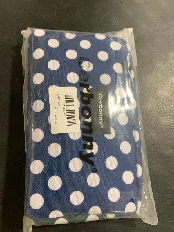 Photo 1 of Cerbonny Small Cooler Bag Freezable Lunch Bag for Work School Travel,Small Lunch Bag,Small Insulated Bag For Adults/Kids,Freezer Lunch Bags,Mini Lunch Bag Fit For Yogurt?Blue with white dots?