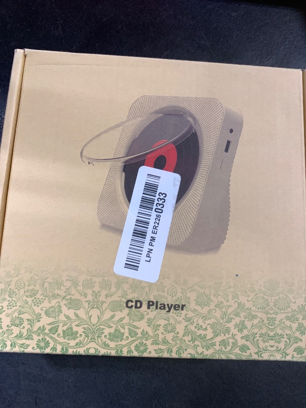 Photo 1 of MICOCIOUS CD Player Bluetooth Desktop CD Player with Speakers for Home Portable Music CD Players with RC, LED Display, FM Radio, Timer, Support Headphone/USB/TF/AUX Playback
