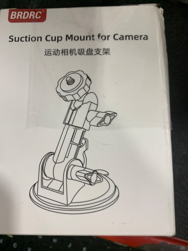 Photo 1 of BRDRC Pocket 3 Suction Cup Mount, Car Windshield Window Dash Holder Kit with Expansion Adapter for Insta360 X4 X5 X3 Go 3S for GoPro Max Mini Hero 13 12 11 10 9 Pocket 3 2 Action 5 Pro 4 Accessories