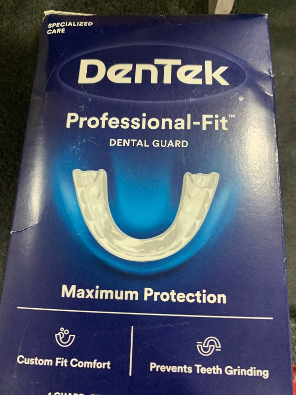 Photo 1 of DenTek Professional-Fit Dental Guard, Mouth Guard for Grinding Teeth at Night, 1 Count