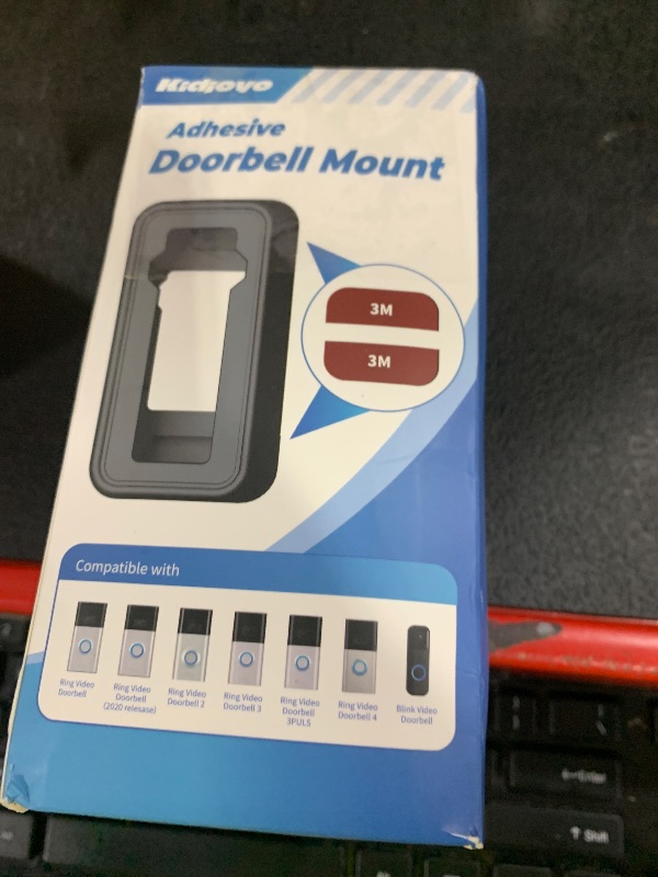 Photo 1 of Adhesive Mount Compatible with Video Doorbell, Strong Adhesive Durable No Drill Mounting Bracket Case Cover Holder for Doorbell