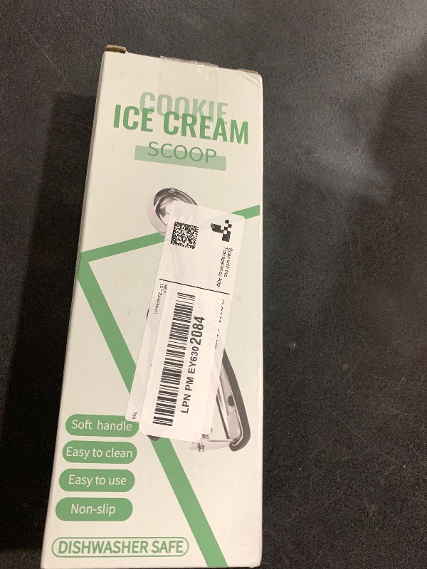 Photo 1 of Ice Cream Scoop, 18/8 Stainless Steel Cookie Scoop, Cookie Scoops for Baking, 2 Tbsp/ 30 ml/ 1 oz Cookie Dough Scoop, Ice Cream Scooper with Trigger Release, Cookie Scooper for Baking