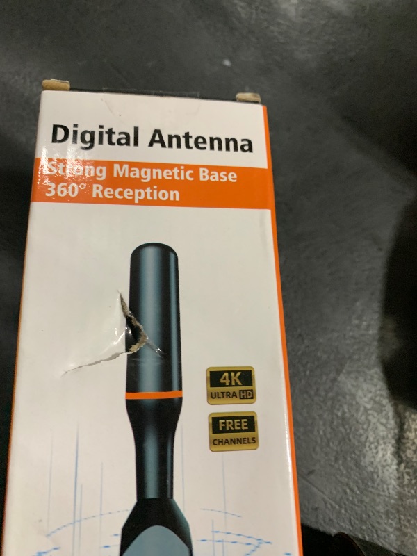 Photo 1 of TV Antenna Indoor, Digital Antenna for Smart TV, Tv Antenna for Local Channels Indoor, 4K 1080P Channels HDTV Atenna Antennae with Strong Magnetic Base, Inside HD Antennas for TVs Without Cable